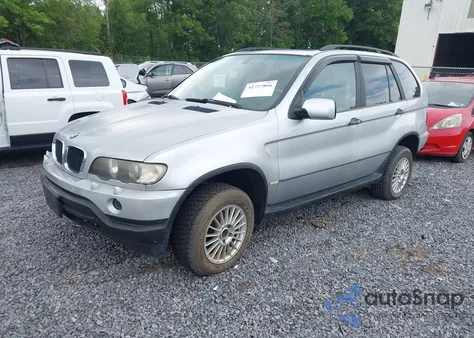 2001 BMW X5 3.0 from USA, damaged, VIN WBAFA53511LM78789